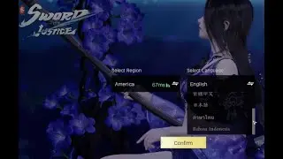 Sword of Justice - STEAM Demo Intro to Server - Face Edit Tutorial - Game Intro - Naming your Toon