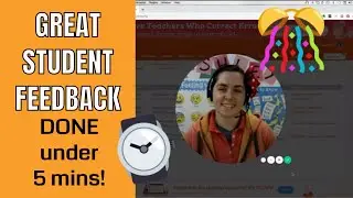 How to write good student feedback QUICKLY - Tool for online teachers (LESS than $5/month)