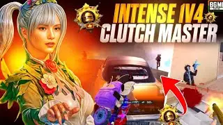 Would fastest 1v4 clutch in BGMI | INTANSE 1v4 CLUTCH MASTER