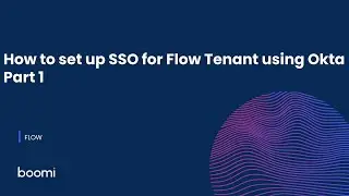 Как настроить единый вход для Flow Tenant с помощью Okta, часть 1