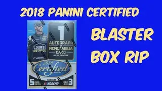 2018 Panini Certified Nascar racing cards blaster box rip nice multi color relic hit!