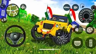 Dollar (song) New Car Simulator 3d Mahindra Red Thar 👿Driving Indian Car Simulator#thar​ #ca#gaming​
