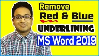 Как убрать красное и синее подчеркивание в MS Word 2019 | Орфографические и грамматические ошибки...