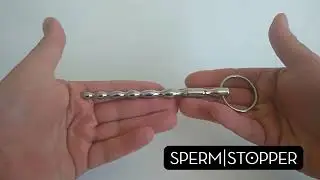 Penisstick Gedamsa - Penisstick van rvs met ribbels