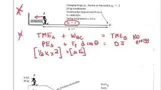 Wnc - energy problems with friction