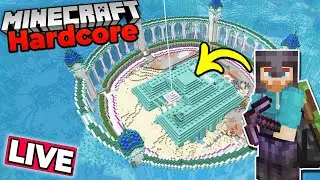 REMOVING an Ocean Monument in HARDCORE Minecraft 1.19 Survival Let's Play