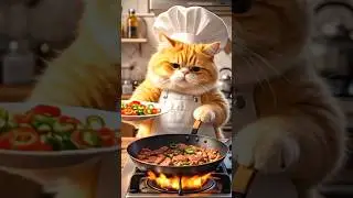 This Cat Just Cooked Dinner You Won t Believe What Happened Next! 😂🍽️😻 #mycat #catvideos #shorts