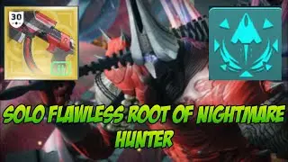 Solo Flawless Root of Nightmares on Hunter (season of the wish)