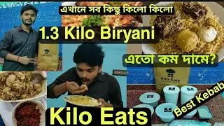 Kilo Eats | 1.3Kg Mutton Biryani | Food Review | Cloud Kitchen Kolkata | Biryani and Kebab Kilo Eats