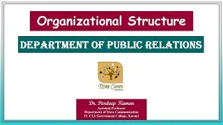 232. Organisational Structure of Public Relations Department