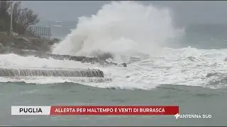 04 FEBBRAIO 2026 - PUGLIA - ALLERTA PER MALTEMPO E VENTI DI BURRASCA