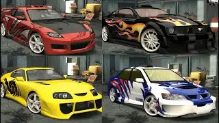 NFS MW Boss Cars in My Garage Career - GTA Theme Song
