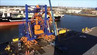 Mobilization of Monopile Gripper Frame 2.0 on Van Oord's Aeolus vessel