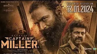 Captain Miller - Dhanush Latest South Action Full Movie | New Release South Hindi Dubbed Movie 2024