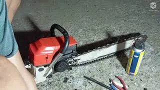 STHIL MS 383 CHAINSAW OIL PUMP REPAIR PROCESS ‼️#chainsawman #tutorial #sthilms383