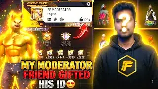 My Moderator Freind Gifted Me ₹5 Cr V Badge Id 👑😱💥 - Free Fire