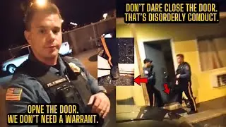Cops Block Door At Single Mothers Home Late Night Without Any Warrant