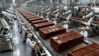 Inside the Mega Chocolate Factory: How 1 Million Bars Are Produced Daily