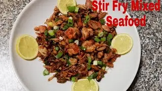 Stir Fry Mixed Seafood Recipe