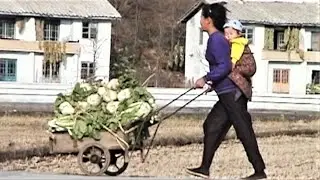 Pyongyang: Rural area - North Korea 北朝鮮の農村部(平壌の世界174)