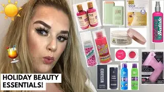 HOLIDAY BEAUTY ESSENTIALS 2019 | AMBER HOWE