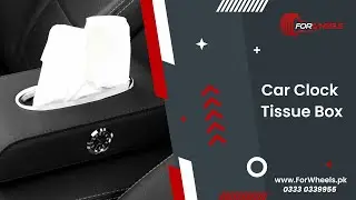 Car Clock Tissue Box