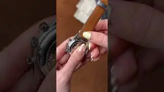 Patina Grey Alligator Leather Watch Strap | Handdn Bespoke Watch Strap