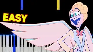 Welcome To Heaven - Hazbin Hotel | EASY Piano Tutorial + Sheet Link 🎵