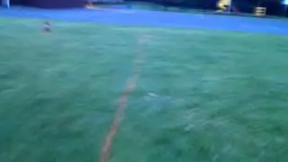 Firefighter obstacle course.