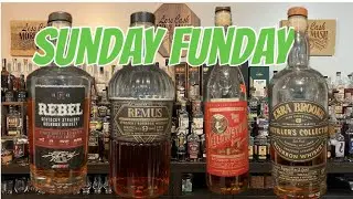 Yellowstone 6 yr vs Rebel SB  vs Remus 9yr vs Ezra Brooks Distiller Collection/ Sunday Funday