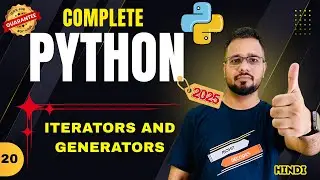 Python Tutorial in Hindi #20 - Iterators & Generators