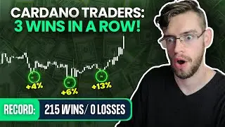 Cardano Three Wins IN A ROW! (How YOU Can Do The Same)