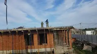 Pouring Concrete polypropylene fiber reinforced October 9. 2021. Brick House (2)