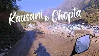 Kausani to Chopta Bike Ride 🏍️ | The Most Beautiful Roads in the Middle of the Himalayas✨🧿