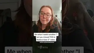Every video I watch of BG3 reminds me how blind I am! #baldursgate3 #bg3 #bg3streamer #bg3stream