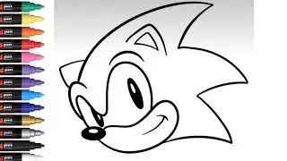 How to Draw Sonic the Hedgehog | Easy Step by Step Drawing