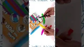 BunMo Pop Tubes Sensory Toys, Fine Motor Skills Toddler Toys, Fidget Toys for Sensory Kids and