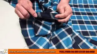 Heavy Tartan Plaid Flannel Fabric/Big Z Fabric