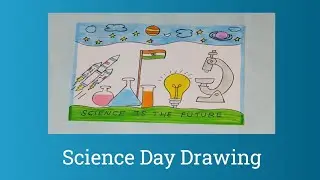 How to Draw Science Day chart for beginners|| Science Day Drawing Easy|| Science Day School project