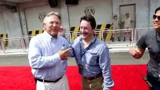 Peter Cullen & Frank Welker - Transformers Ride Red Carpet at Universal Orlando