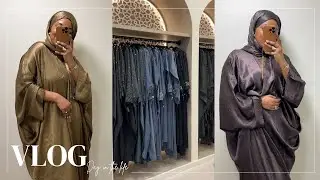 RAMADAN VLOG 2025 🌙 | COME EID SHOPPING WITH ME | ABAYA SHOPPING ✨🤎