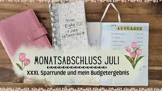 Monatsabschluss Juli🌼XXXL Sparchallenge Extra Runde ♥ Meine echten Einnahmen und Ausgaben🌼