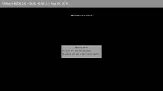 VMware ESXi 5.0 Install