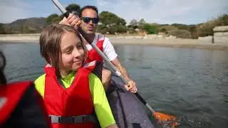 Kayak randonn&eacute;e gonflable 3 places 100 Itiwit / Itiwit inflatable cruising kayak 3 places