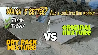 Floor Tiles: Comparison Between Dry Pack and Original Mixture | How to Install Floor Tiles