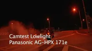 Lowlight Camtest Panasonic HPX-171e FullHD w Sound