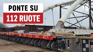 PONTE VARATO SU 112 RUOTE!! - Com'è stato costruito e varato il Ponte Trecenta su Canal Bianco