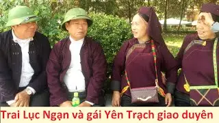 .Trai Lục Ngạn v&agrave; g&aacute;i Y&ecirc;n Trạch h&aacute;t sli trong c&ocirc;ng vi&ecirc;n