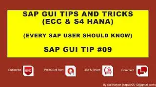 SAP Tips and Tricks: How to Update / Maintain Parameters in User Profile in SAP?