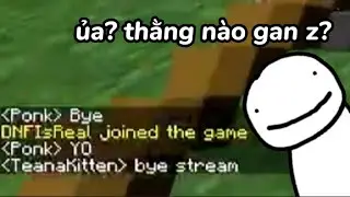 Khi acc DNFIsReal hack v&agrave;o DreamSMP...